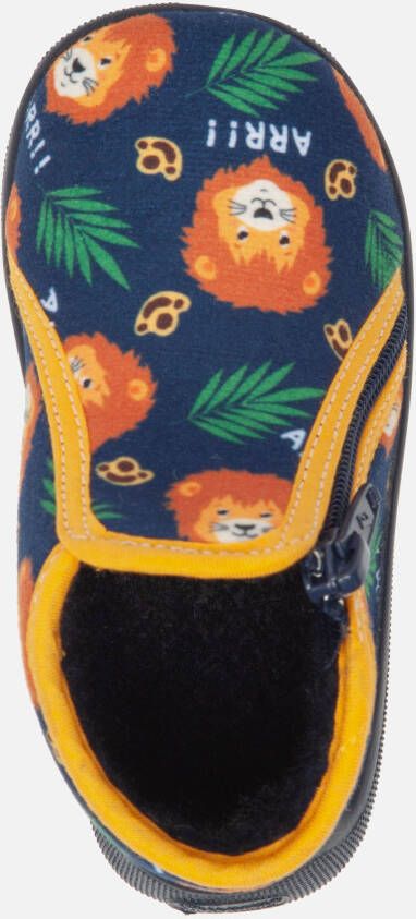 Muyters Pantoffels blauw Textiel 750605