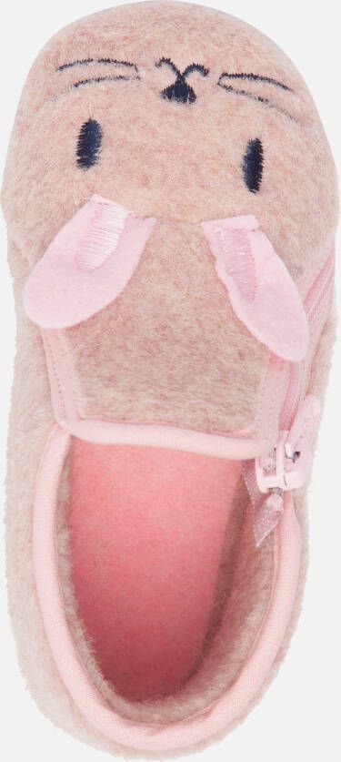 Muyters Pantoffels Roze Textiel 750508