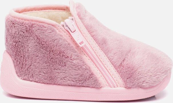 Muyters Pantoffels Roze Textiel 750511