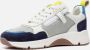 Muyters Runner Sneakers blauw Leer - Thumbnail 2