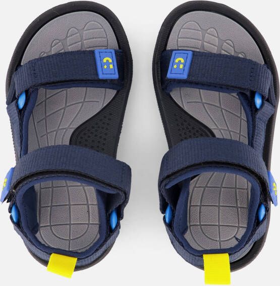 Muyters Sandalen blauw Textiel