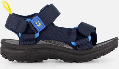 Muyters Sandalen blauw Textiel