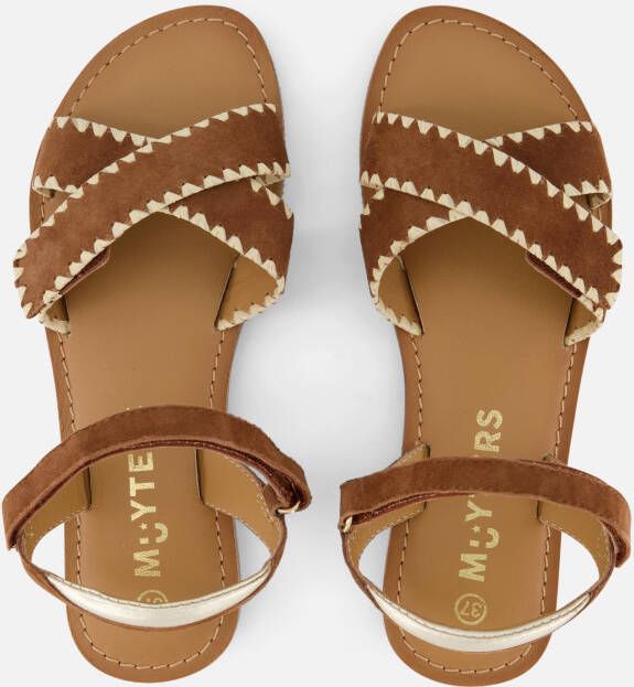 Muyters Sandalen cognac Leer