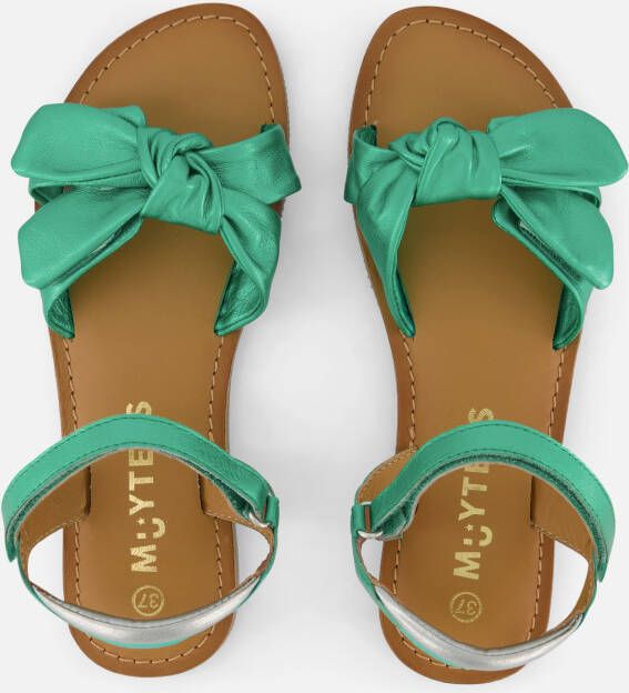 Muyters Sandalen groen Leer