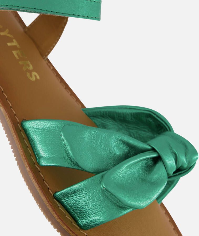 Muyters Sandalen groen Leer