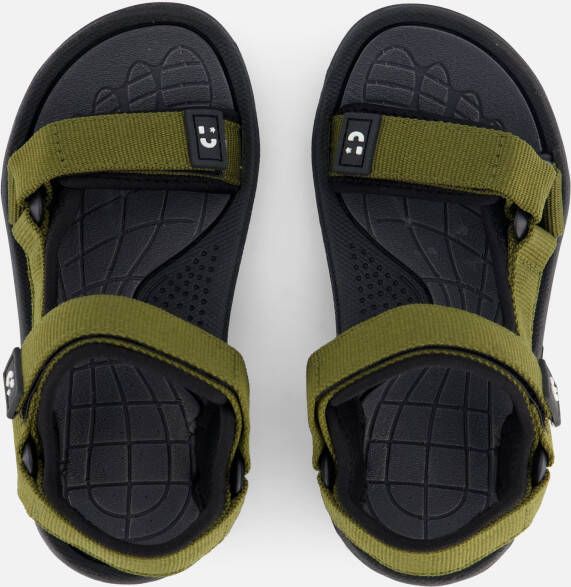 Muyters Sandalen groen Textiel