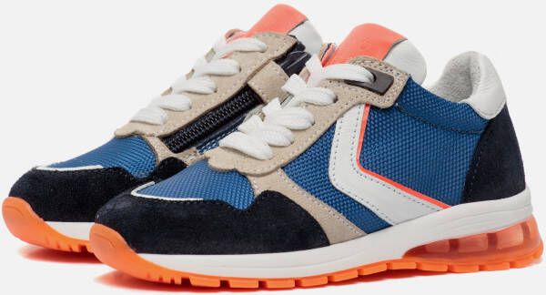 Muyters Sneakers blauw Leer