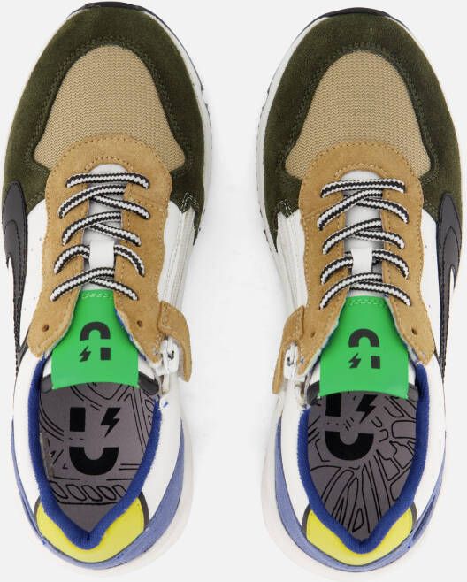 Muyters Sneakers groen Leer