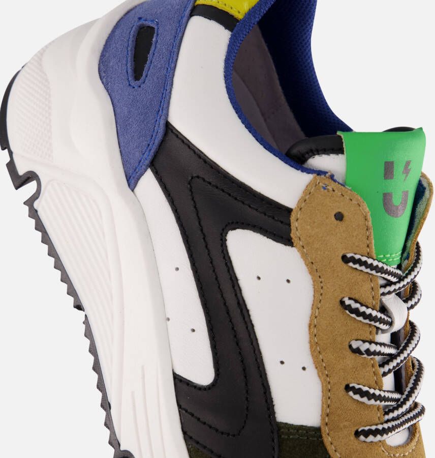Muyters Sneakers groen Leer