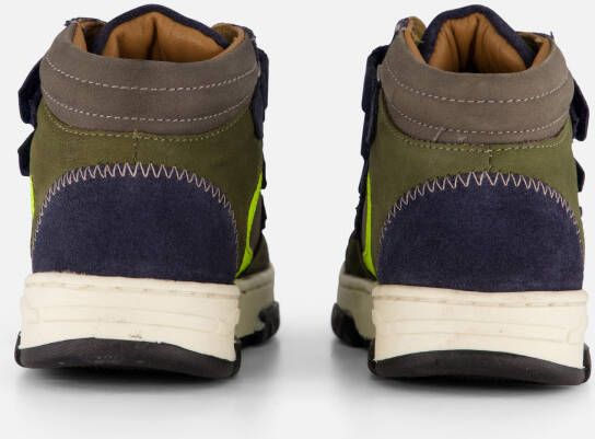 Muyters Velcro Sneakers blauw Leer