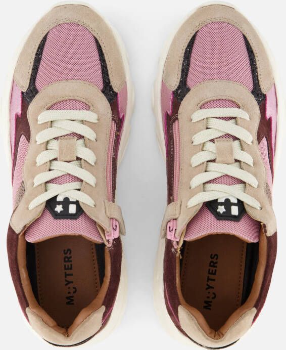 Muyters Sneakers taupe Textiel