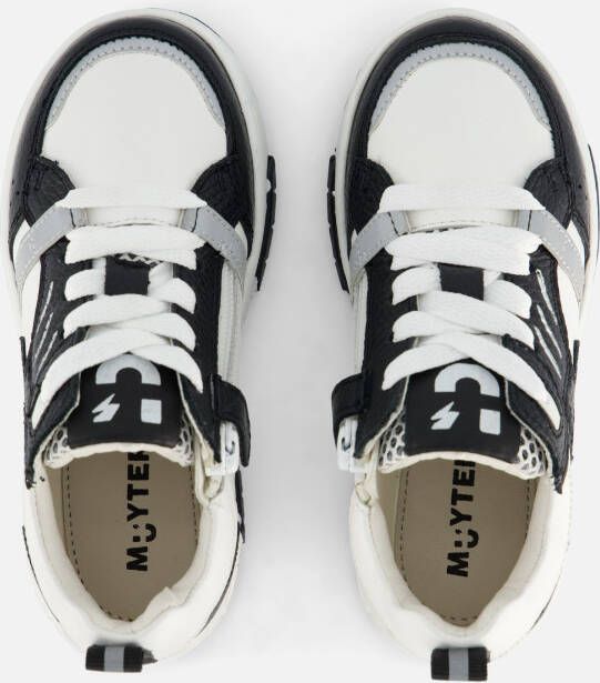 Muyters Sneakers zwart Leer