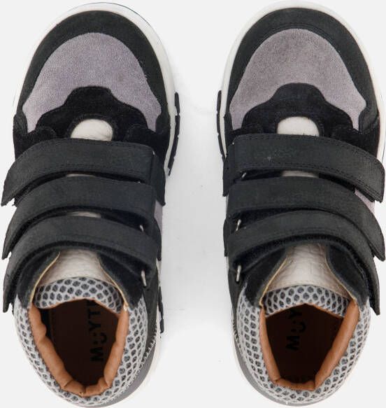 Muyters Sneakers zwart Leer
