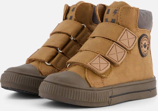 Muyters Velcro Sneakers cognac Imitatieleer