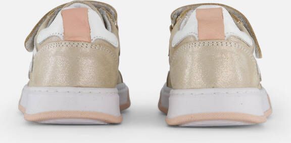 Muyters Velcro Sneakers goud Leer