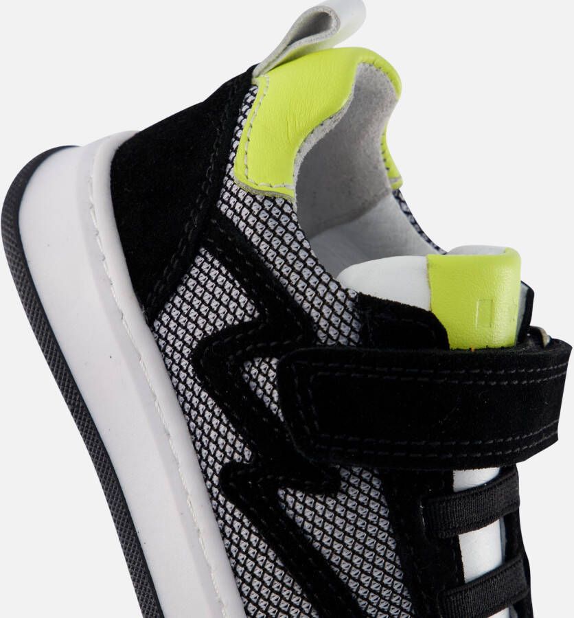 Muyters Velcro Sneakers zwart Leer