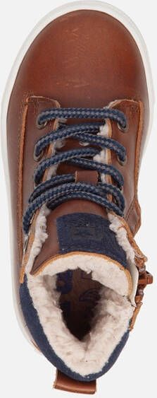 Muyters Veterboots cognac Leer 92601 - Schoenen.nl