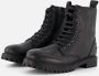 Muyters Veterboots zwart Leer - Thumbnail 2