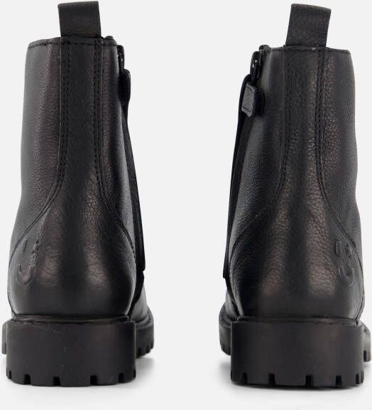 Muyters Veterboots zwart Leer