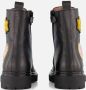 Muyters Veterboots zwart Leer Kinderschoenen - Thumbnail 2