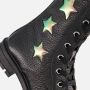 Muyters Veterboots zwart Leer Kinderschoenen - Thumbnail 5
