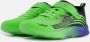 Skechers Razor Grip Klittenband Sneaker Jongens Zwart Groen Blauw - Thumbnail 4