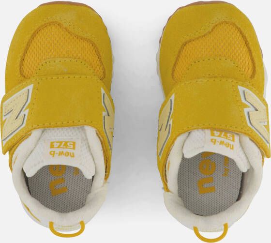 New Balance 574 Sneakers geel Leer