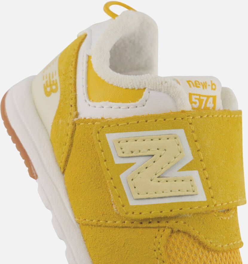 New Balance 574 Sneakers geel Leer