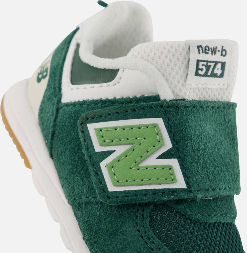 New Balance 574 sneakers donkergroen lichtgroen wit Jongens Meisjes Suede 18 5 - Foto 9