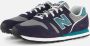 New Balance 373 V2 sneakers donkerblauw turquoise grijs - Thumbnail 5