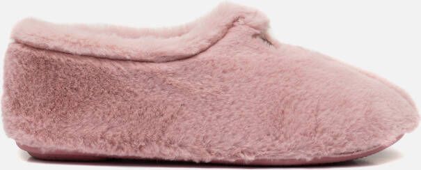 Nortenas Pantoffels roze Imitatiebont