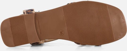 Oh My Sandals Leopard Sandalen beige Leer