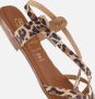 OH MY SANDALS Leopard Sandalen beige Leer Dames - Thumbnail 5