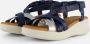 Oh My Sandals Sandalen blauw Leer - Thumbnail 2
