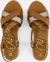 OH MY SANDALS Sandalen cognac Leer Dames - Thumbnail 3