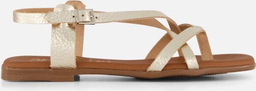 Oh My Sandals Sandalen goud Leer