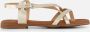 OH MY SANDALS Sandalen goud Leer Dames - Thumbnail 7