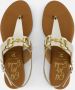 OH MY SANDALS Sandalen goud Leer Dames - Thumbnail 3