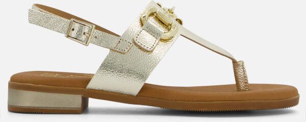 Oh My Sandals Sandalen goud Leer