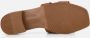 OH MY SANDALS Slippers cognac Leer Dames - Thumbnail 4