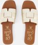 OH MY SANDALS Slippers goud Leer Dames - Thumbnail 4