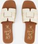 OH MY SANDALS Slippers goud Leer Dames - Thumbnail 3