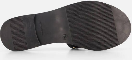 Oh My Sandals Slippers zwart Leer