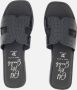 OH MY SANDALS Slippers zwart Leer Dames - Thumbnail 3