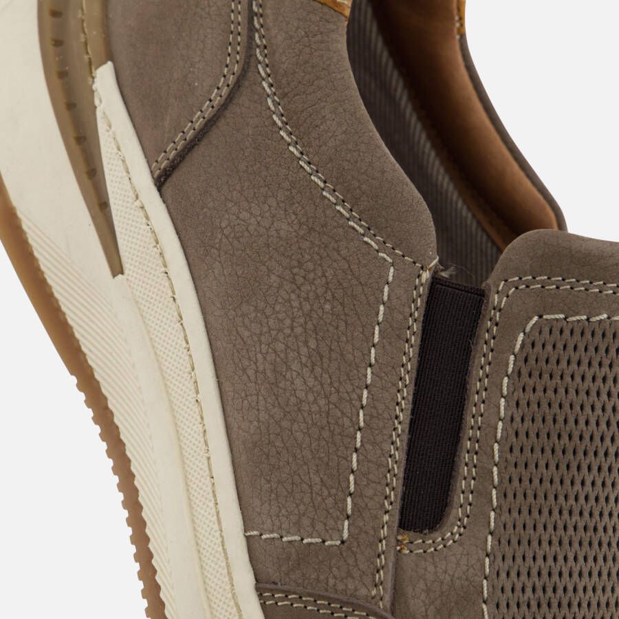 Outfielder Instappers taupe Nubuck