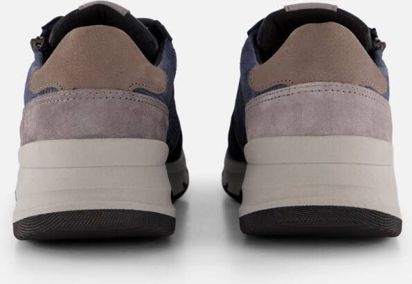 Outfielder James 06 Sneakers blauw Suede