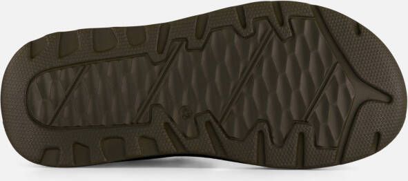 Outfielder Sandalen bruin Leer
