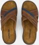 Outfielder Slippers cognac Leer - Thumbnail 5