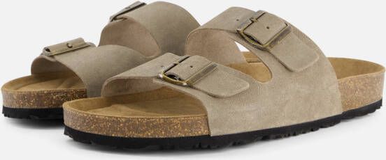 Outfielder Slippers taupe Suede