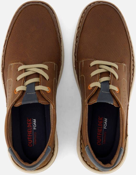 Outfielder Sneakers cognac Leer